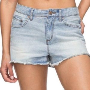 Roxy denim high waisted shorts